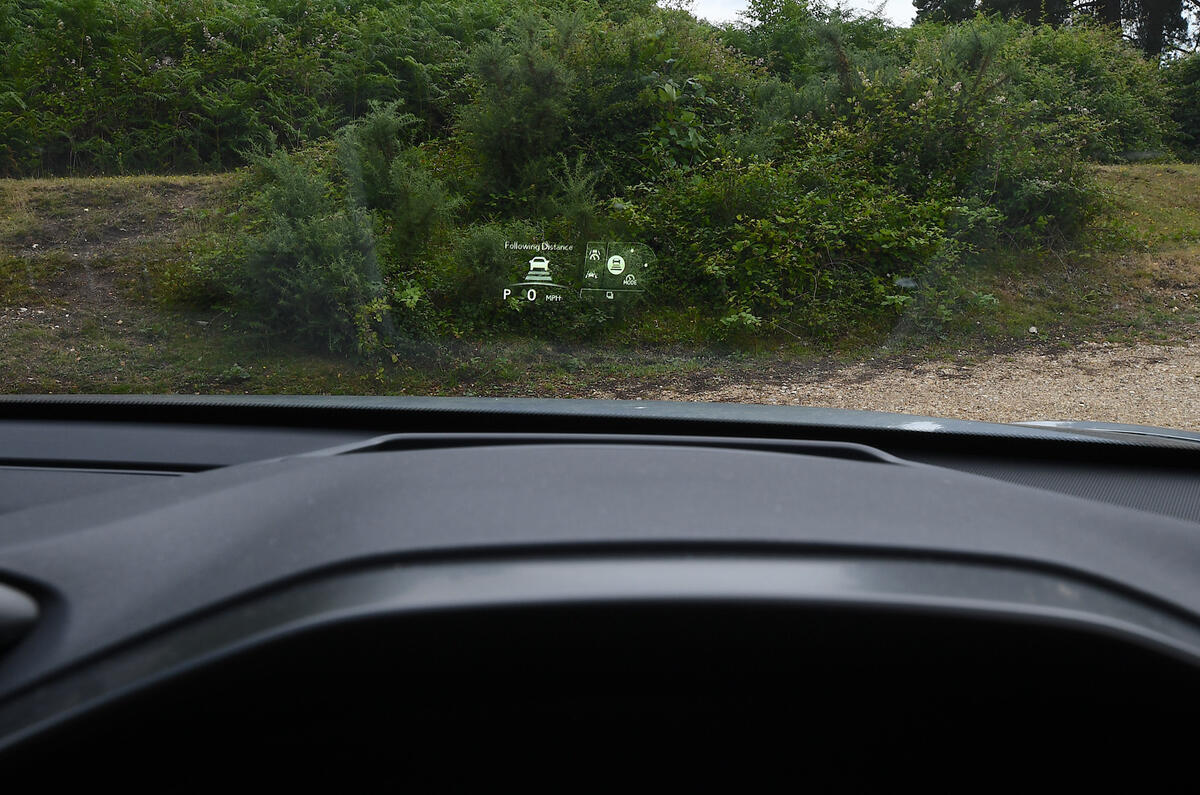 Lexus RZ head up display Lexus RZ head up display