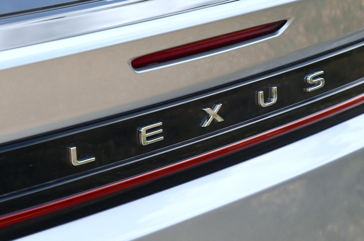 Lexus RZ name badge Lexus RZ name badge