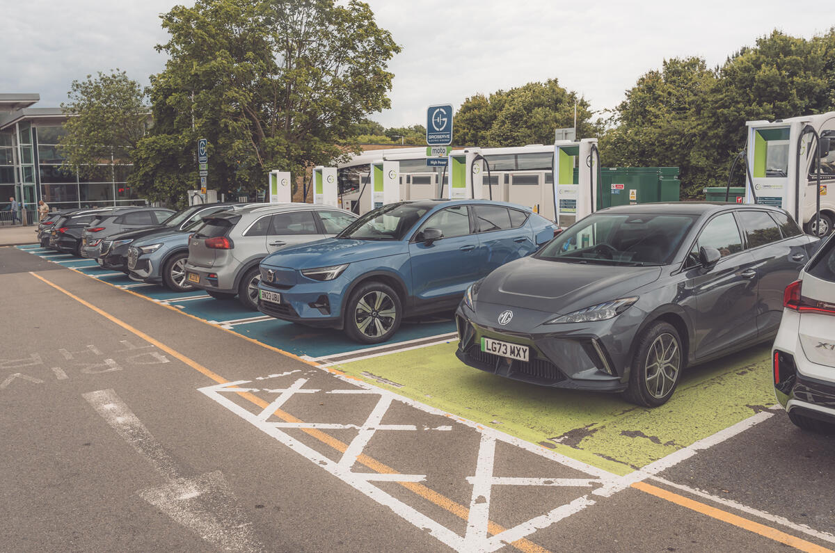 MG 4 EV charging MG 4 EV charging