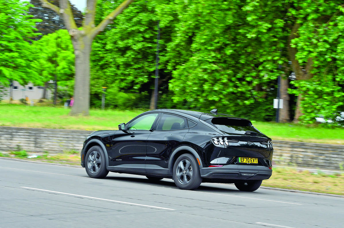 Mustang Mach E rear long term Mustang Mach E rear long term