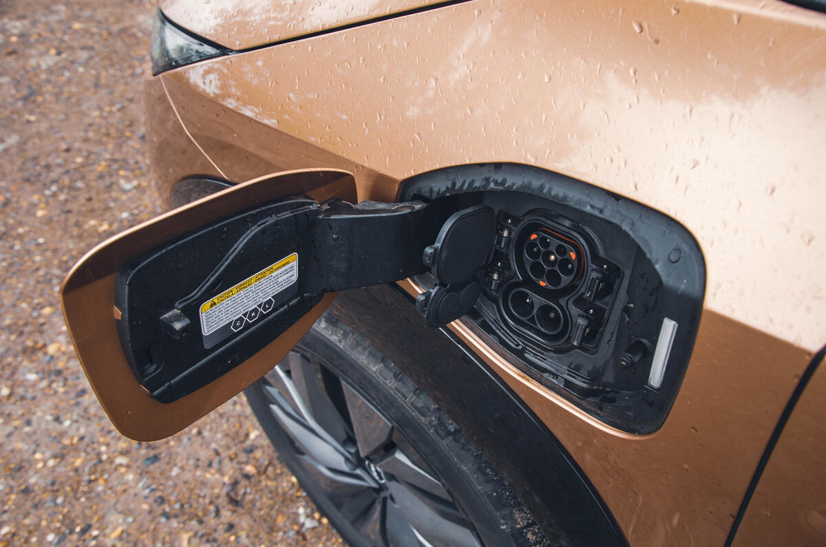 Nissan Ariya charging flap