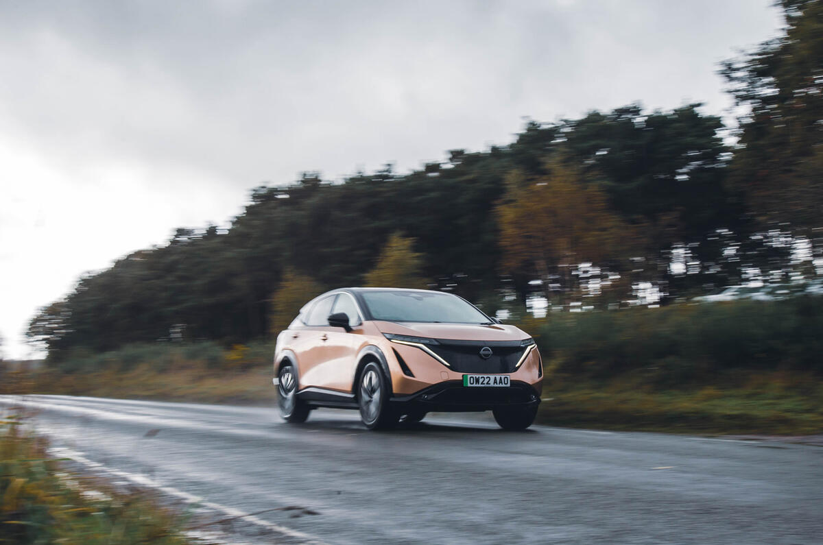 Nissan Ariya from afar