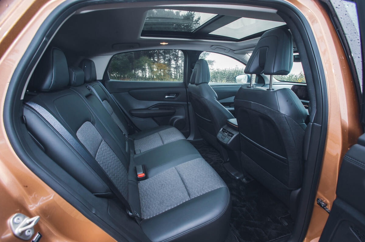 Nissan Ariya rear seats
