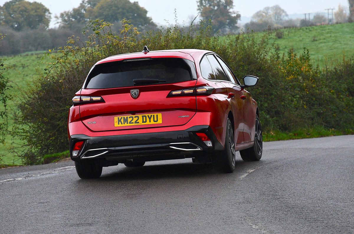 Pegueot 308 rear