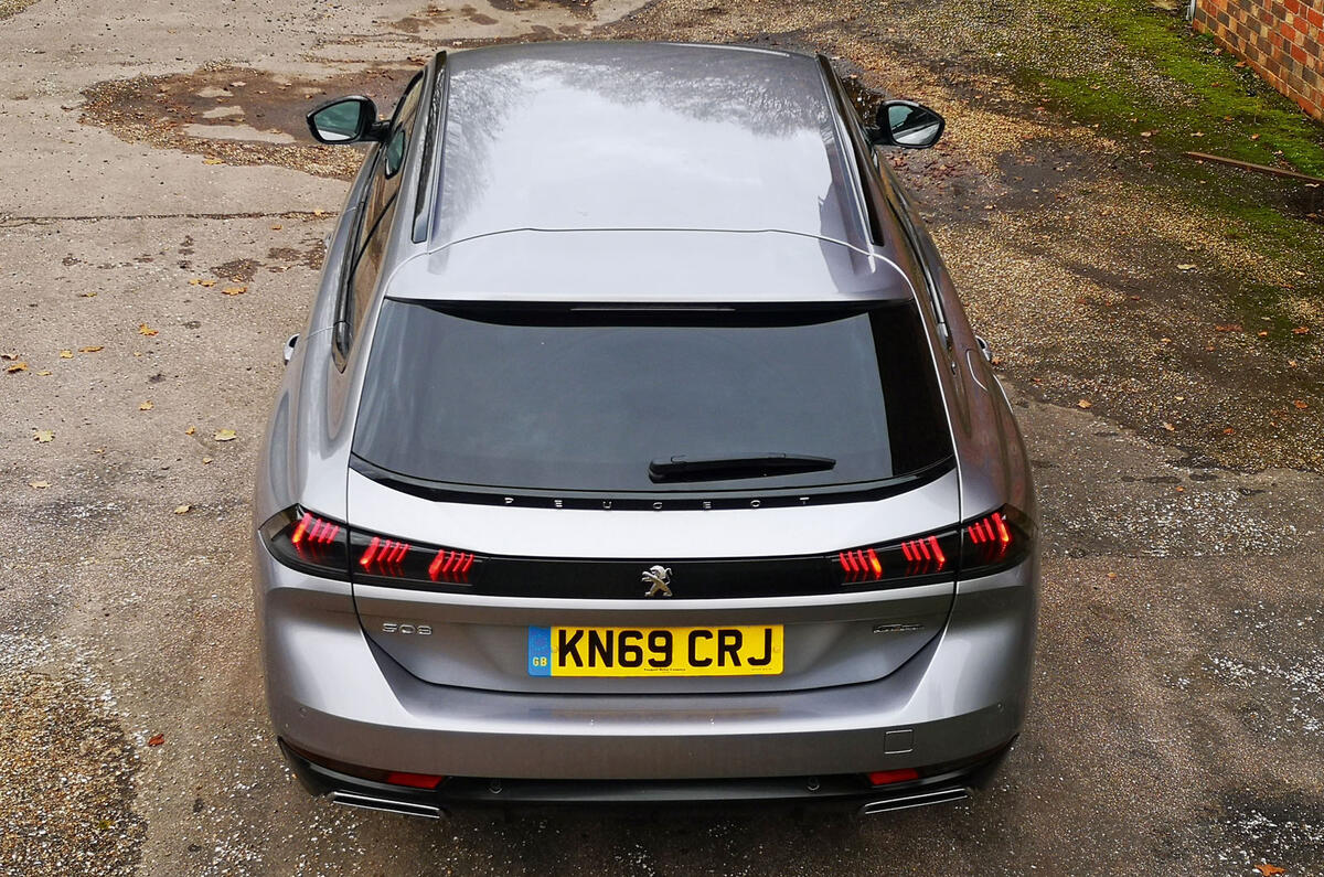 Peugeot 508 SW long-term review - rear end