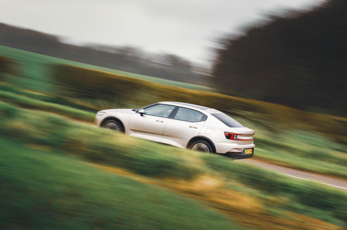 Polestar 2 side rear Polestar 2 side rear