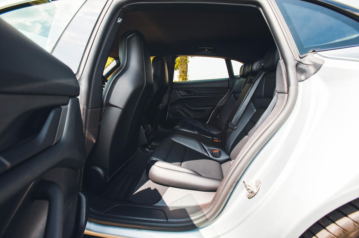 Porsche Taycan rear seats 2