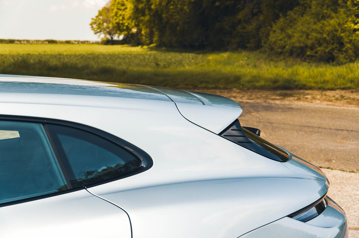 Porsche Taycan rear spoiler