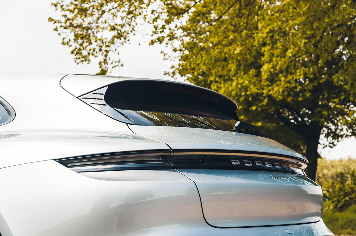 Porsche Taycan rear spoiler 2