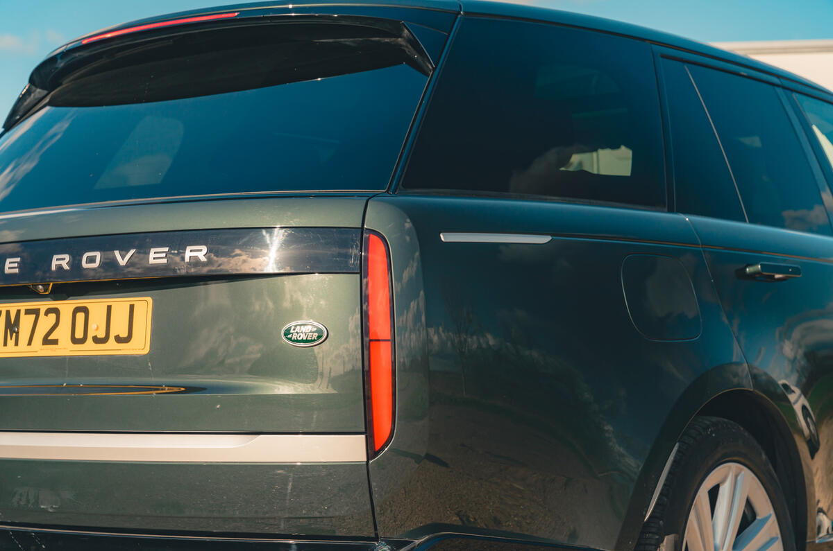 Range Rover rear details Range Rover rear details