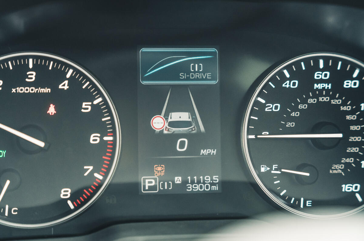 Subaru Crosstrek dials Subaru Crosstrek dials