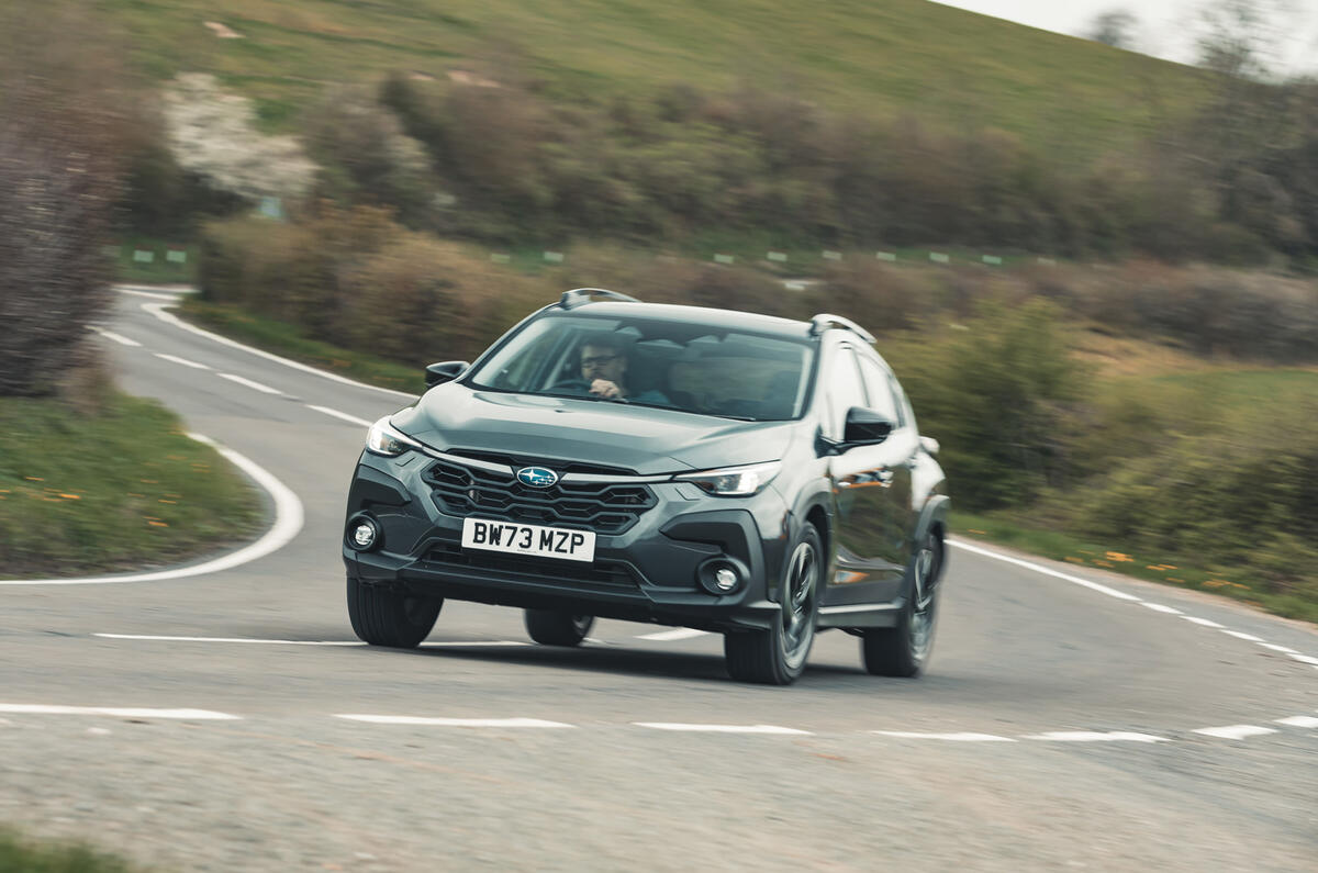 Subaru Crosstrek hard cornering Subaru Crosstrek hard cornering