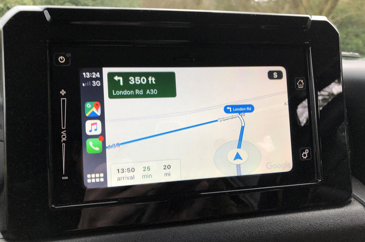 Suzuki Jimny 2019 long-term review - Apple Carplay Suzuki Jimny 2019 long-term review - Apple Carplay