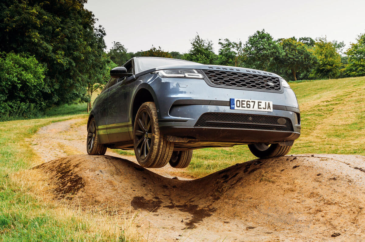 Range Rover Velar 2019 long-term review - on two wheels front