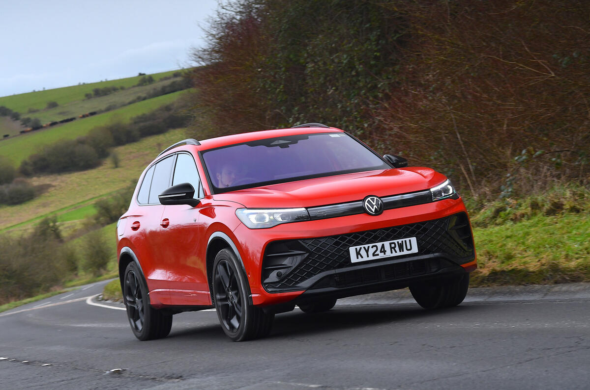 Volkswagen Tiguan en virage