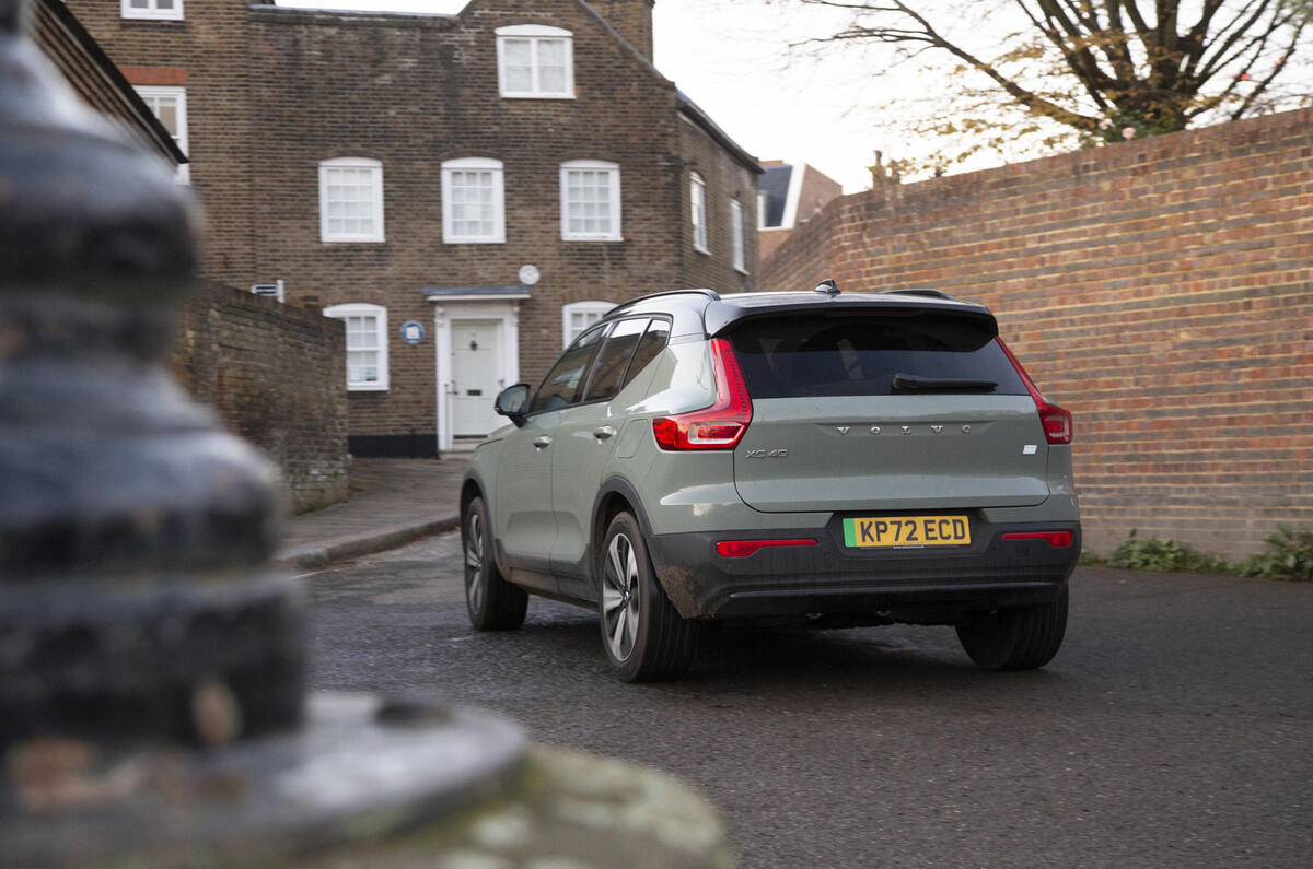 Volvo XC40 Recharge rear Volvo XC40 Recharge rear