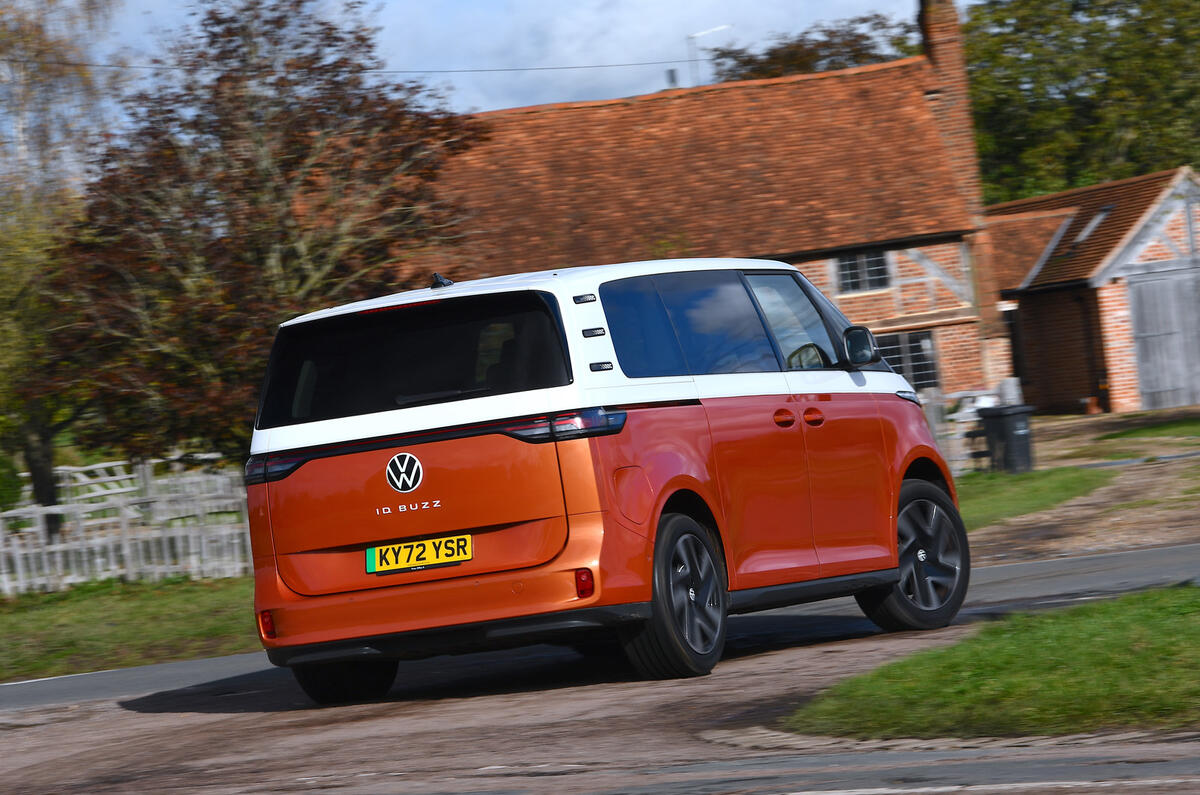 VW ID Buzz hard cornering VW ID Buzz hard cornering