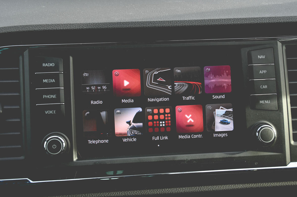 Cupra Ateca 2019 long-term review - infotainment