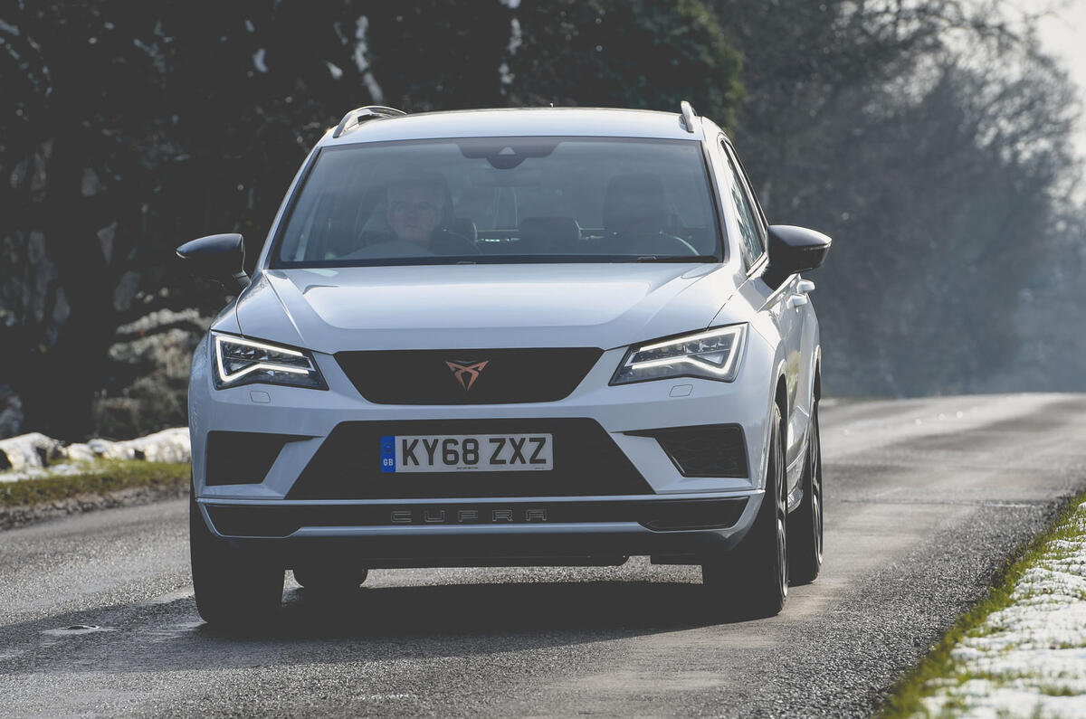 Cupra Ateca 2019 long-term review - on the road nose