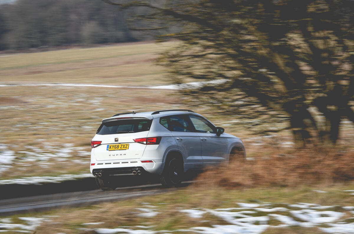 Cupra Ateca 2019 long-term review - on the road rear