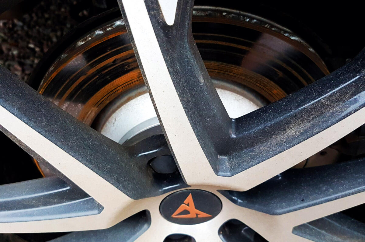 Cupra Ateca 2019 long-term review - brake dust