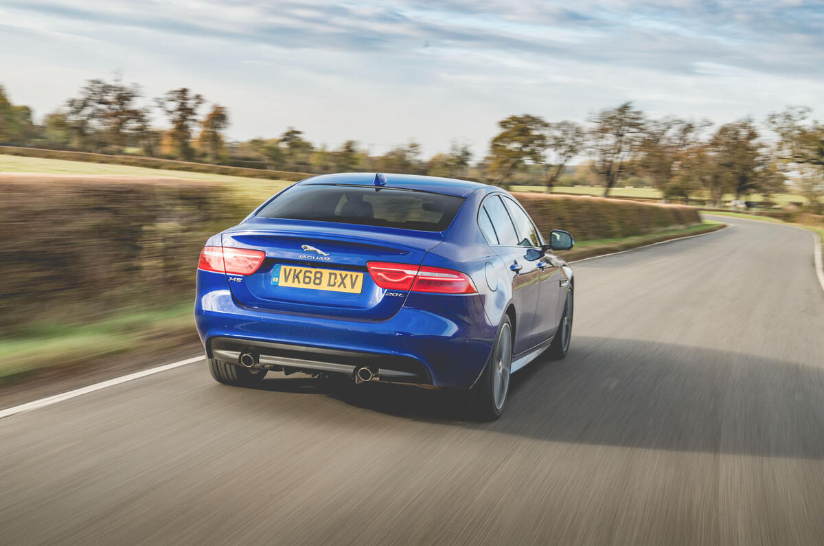Jaguar XE 2019 long-term review - hero rear