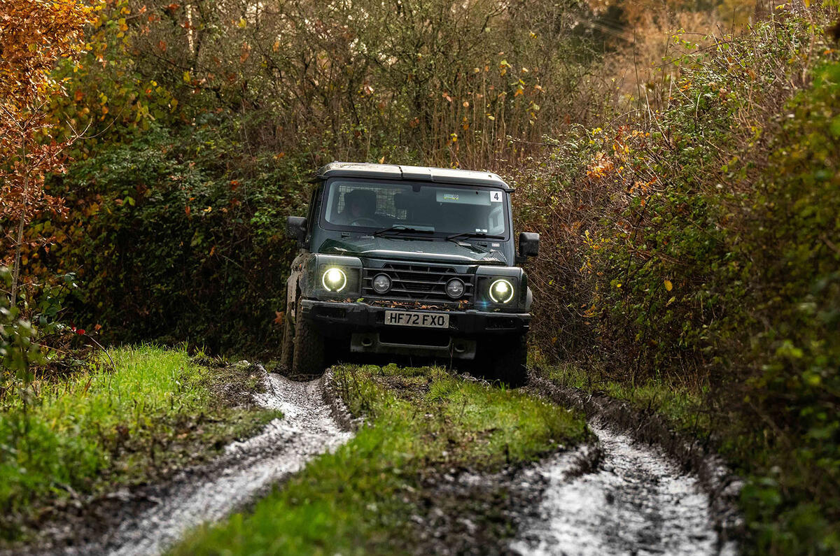ineos grenadier off road review 2023 05 fron action
