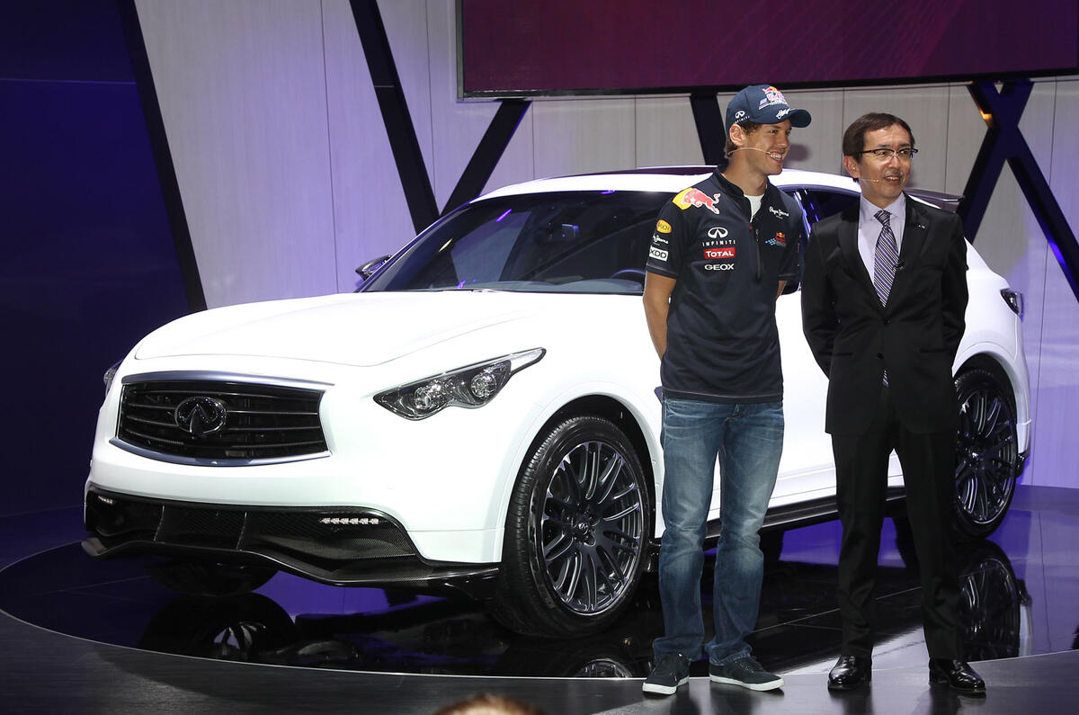 no title Frankfurt show: Infiniti by Vettel