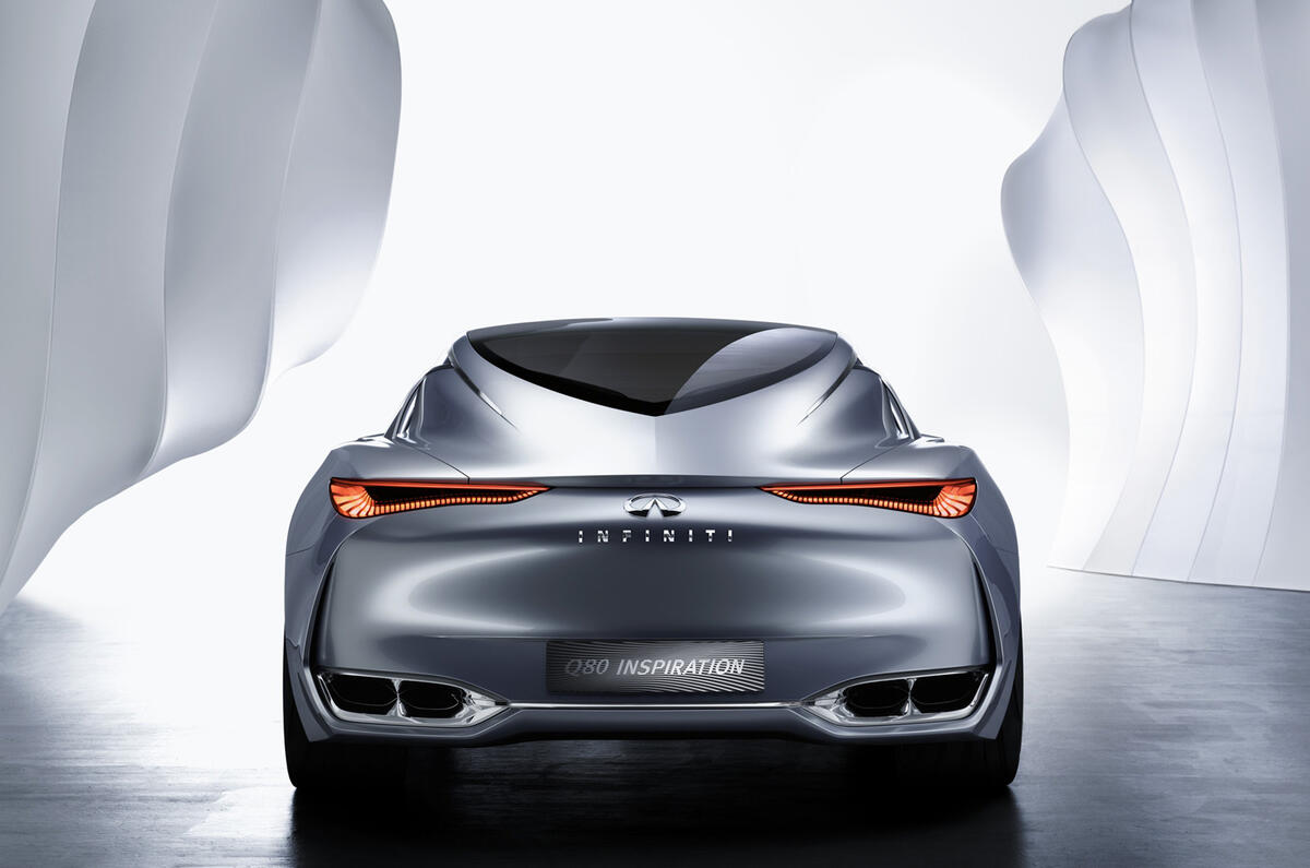 Infiniti reveals range-topping Q80 Inspiration concept