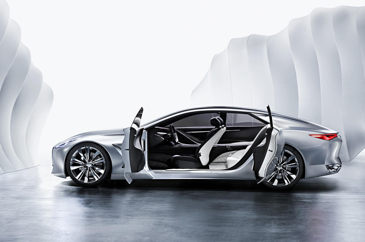 Infiniti reveals range-topping Q80 Inspiration concept