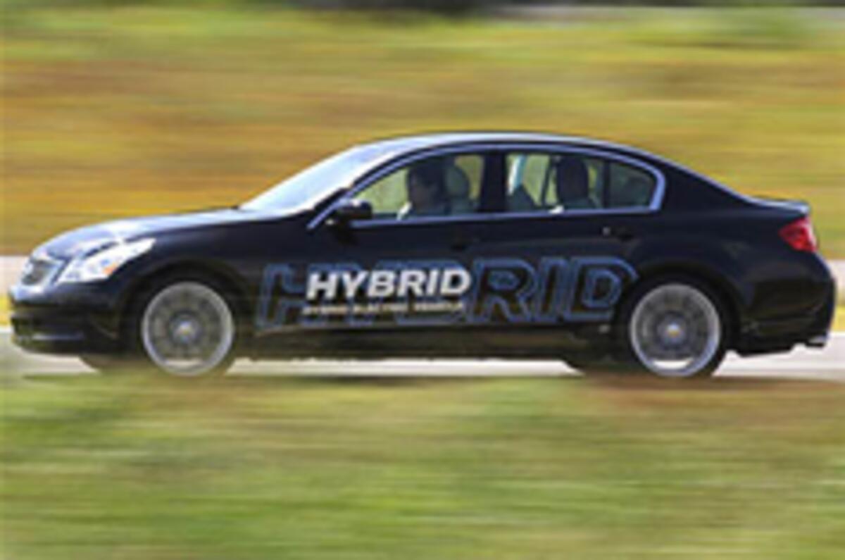 Infiniti hybrid's battery challenge