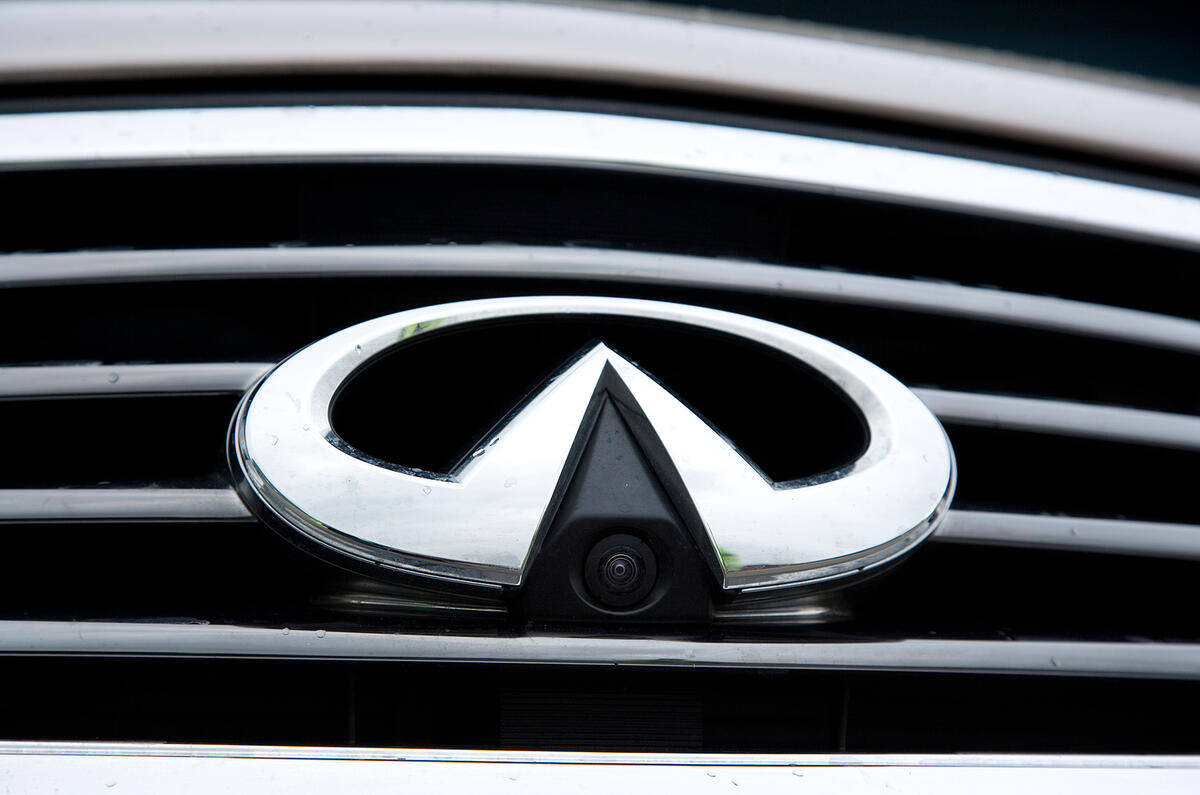 Infiniti's corporate logo was inspired by the outline of Mount Fuji Infiniti badging