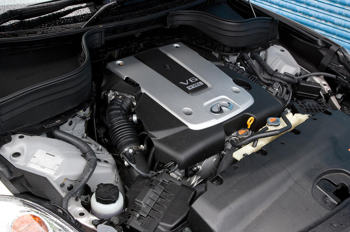Nissan's 370Z sports car donates the petrol engine Infiniti EX's Nissan 370Z engine