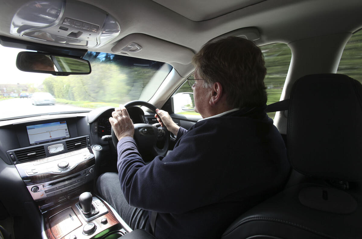 Infiniti's BMW 5-series rival driven