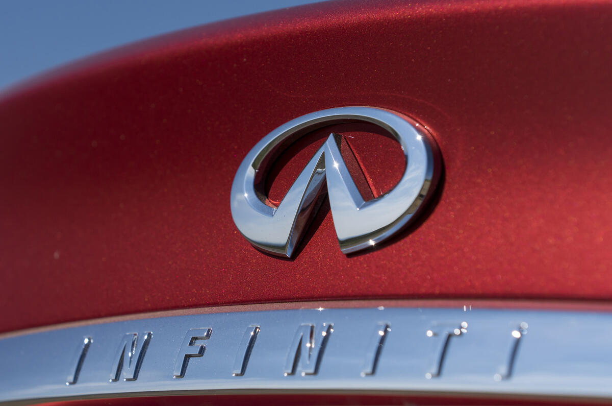 Infiniti badge