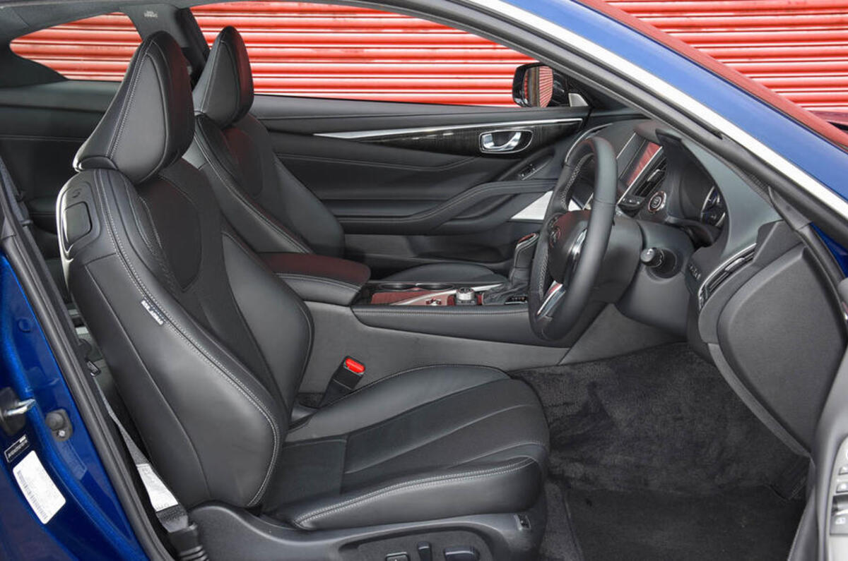 Infiniti Q60 interior