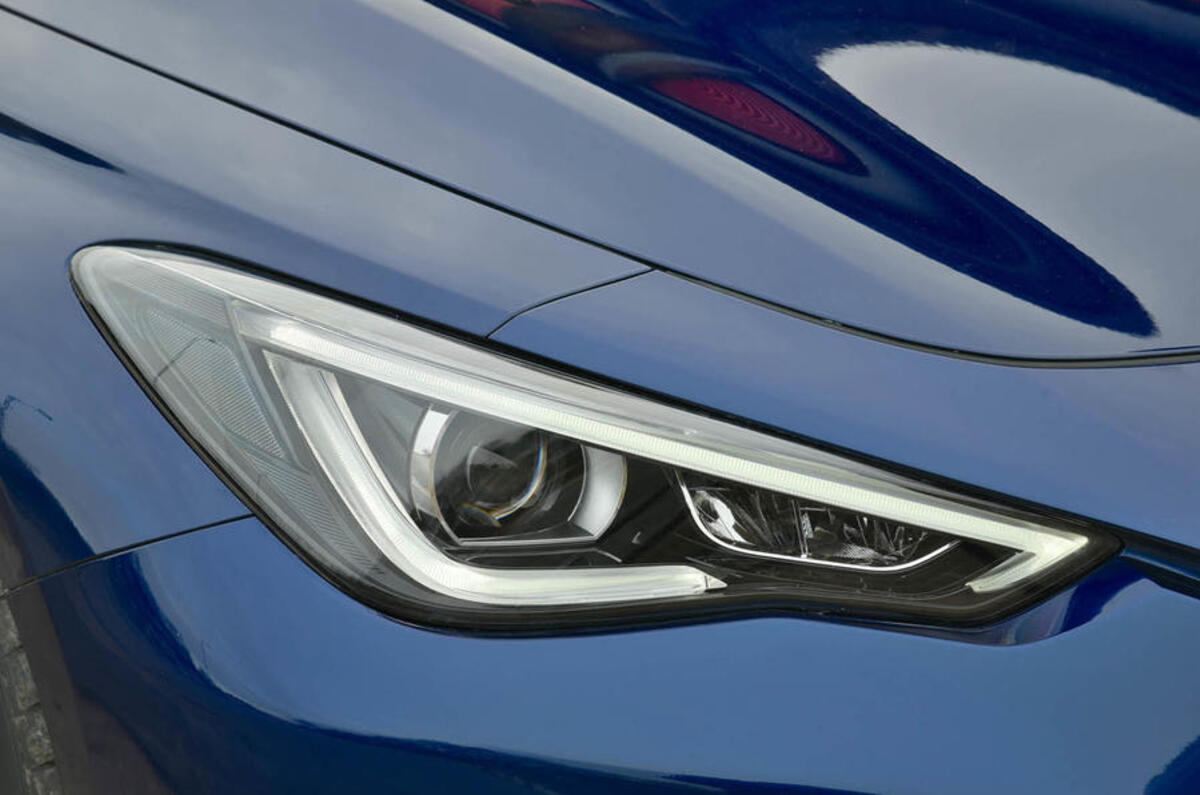 Infiniti Q60 LED headlights