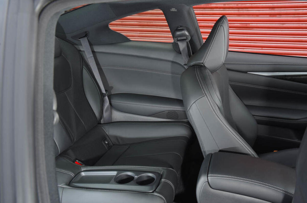 Infiniti Q60 rear seats