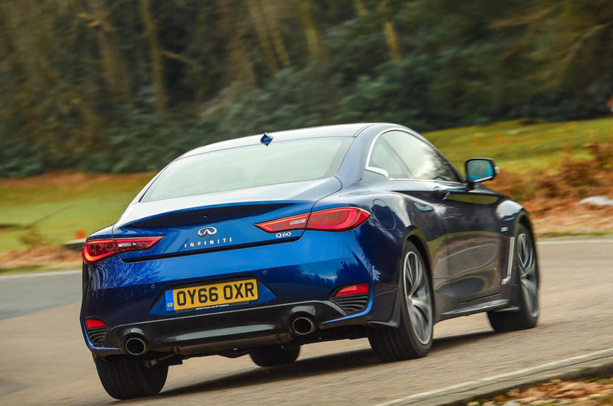 Infiniti Q60 rear