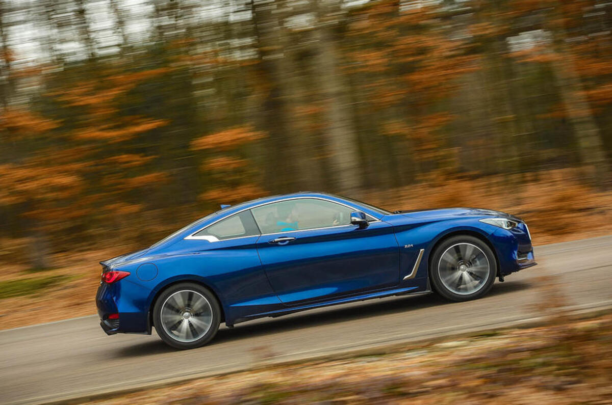 Infiniti Q60 side profile