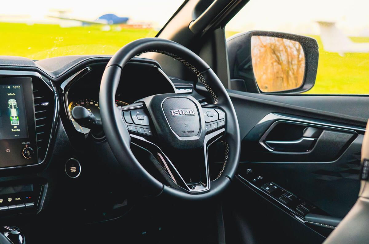 Isuzu D Max review 2025 006 steering wheel Isuzu D Max review 2025 006 steering wheel