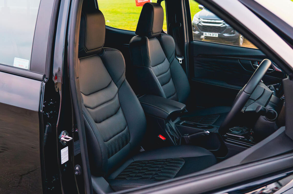 Isuzu D Max review 2025 011 front seats Isuzu D Max review 2025 011 front seats