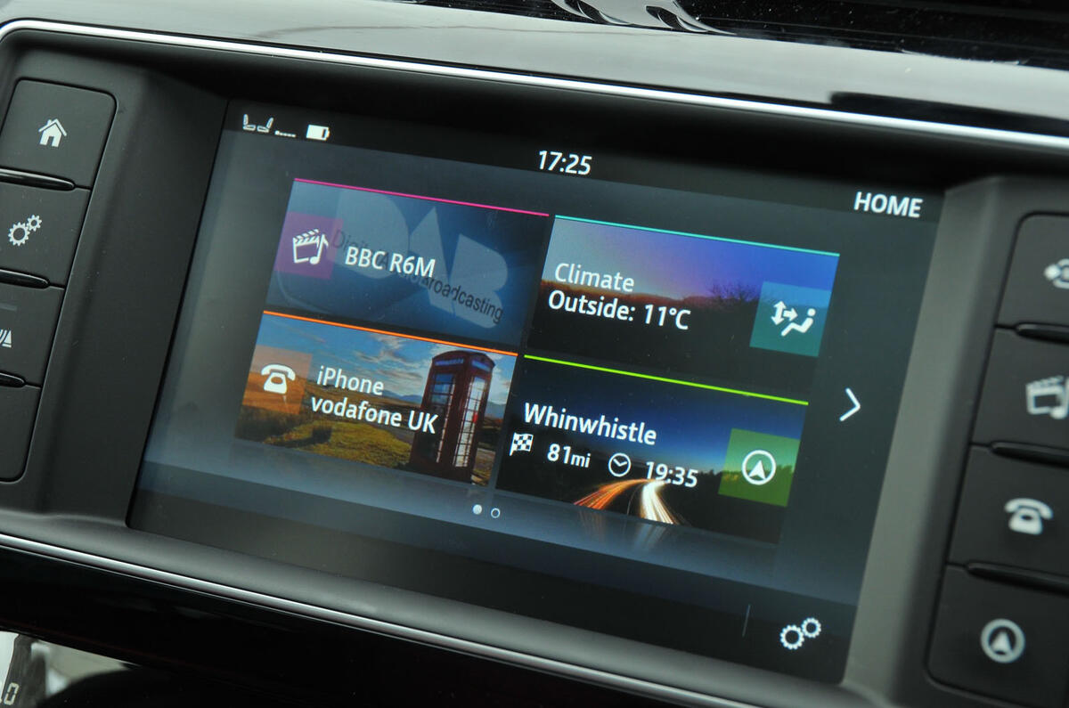 Jaguar InControl infotainment