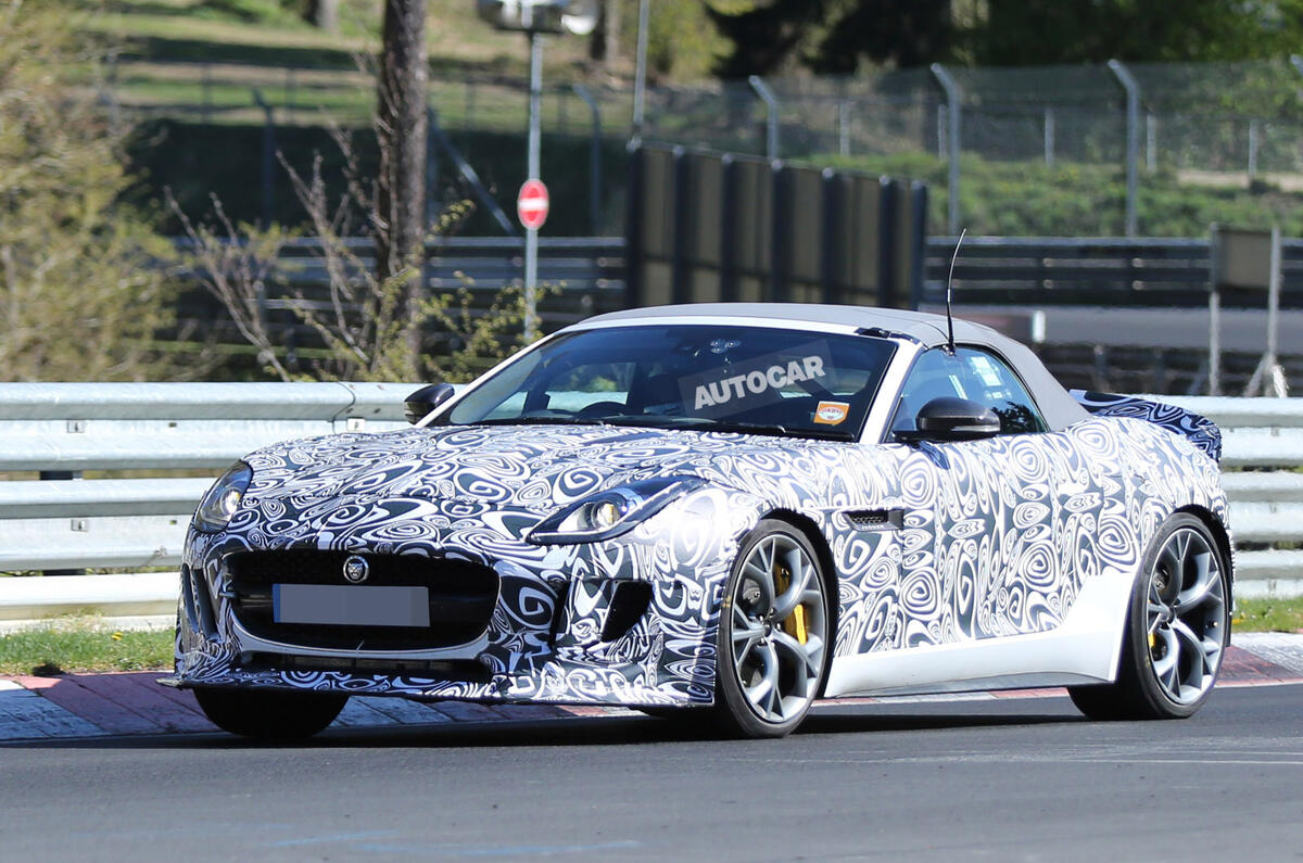 Jaguar F-type R prototype to get 542bhp V8