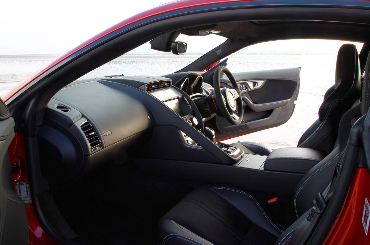 no title Comparison: new Jaguar F-type R coupe vs. Porsche 911 Turbo S