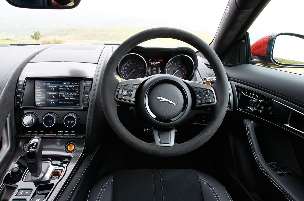 no title Comparison: new Jaguar F-type R coupe vs. Porsche 911 Turbo S
