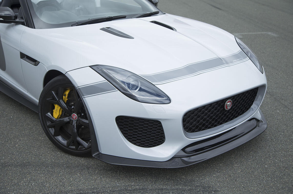 Jaguar F-Type Project 7 front end