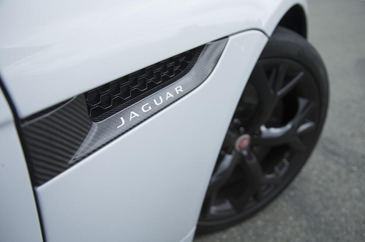 F-Type Project 7 side vents