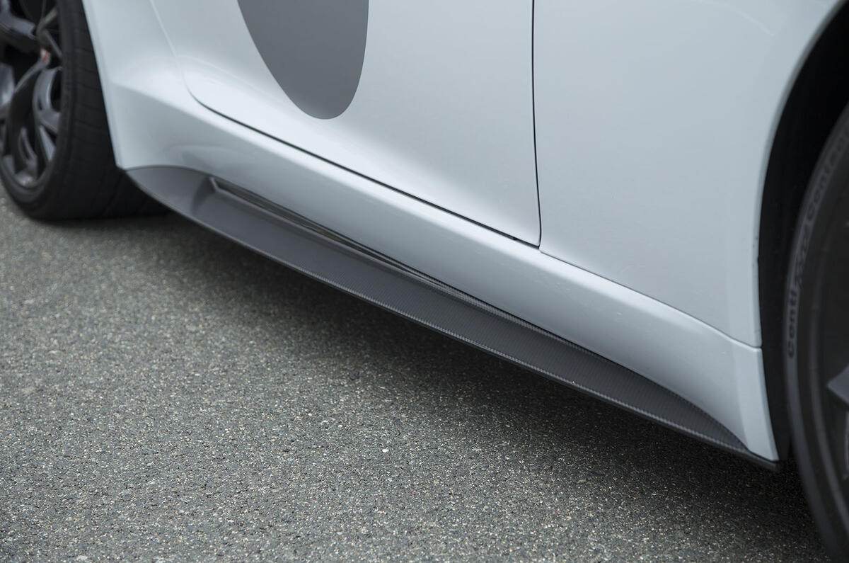 F-Type Project 7 side skirts