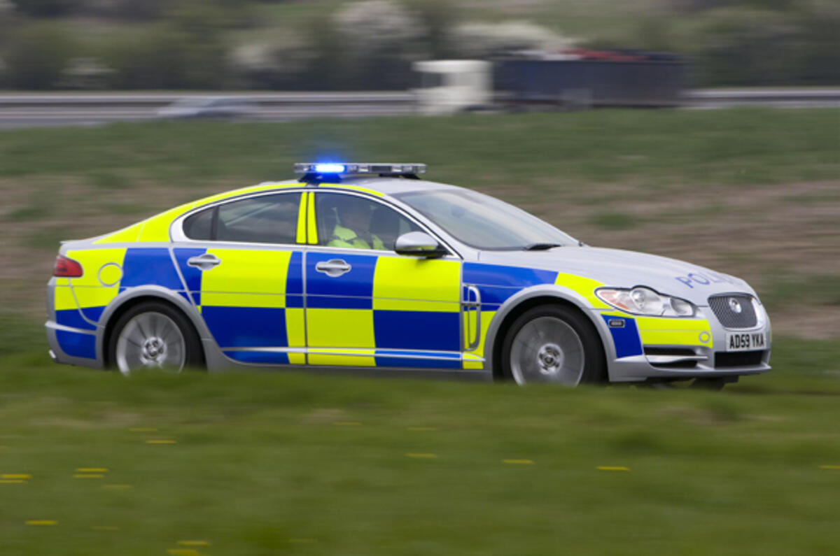 Jaguar XF police car launched